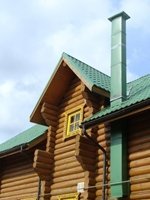 Дымоход до установки котла